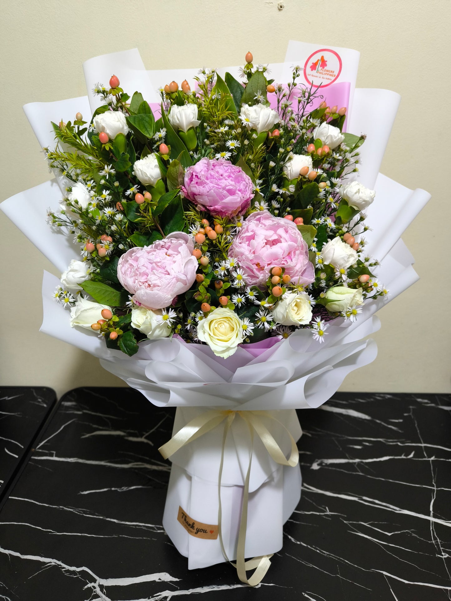 White and Pink Bouquet