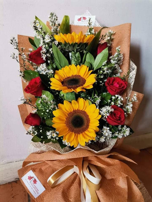 Sunflower & Roses 2